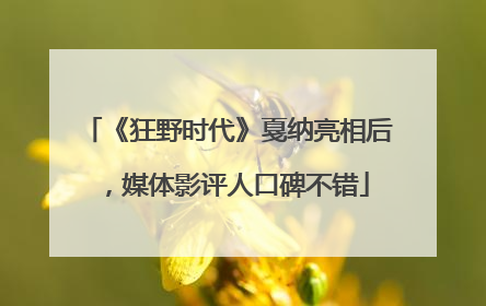 《狂野时代》戛纳亮相后，媒体影评人口碑不错