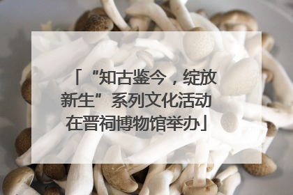 “知古鉴今，绽放新生”系列文化活动在晋祠博物馆举办