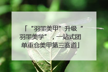 “羽墨美甲”升级“羽墨美学”，一站式团单重仓美甲第三赛道