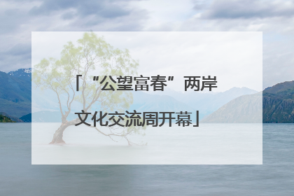 “公望富春”两岸文化交流周开幕