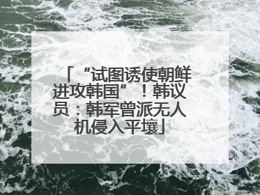“试图诱使朝鲜进攻韩国”！韩议员：韩军曾派无人机侵入平壤