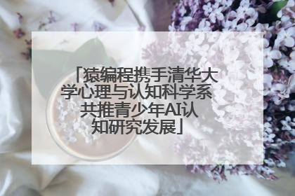 猿编程携手清华大学心理与认知科学系 共推青少年AI认知研究发展