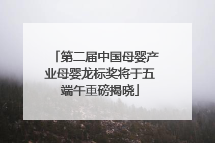 第二届中国母婴产业母婴龙标奖将于五端午重磅揭晓