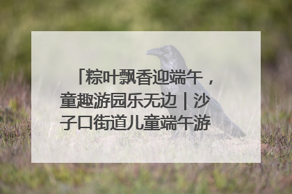 粽叶飘香迎端午，童趣游园乐无边｜沙子口街道儿童端午游园活动圆满落幕