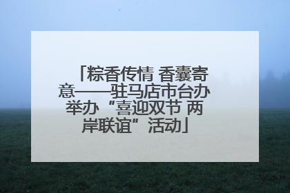 粽香传情 香囊寄意——驻马店市台办举办“喜迎双节 两岸联谊”活动