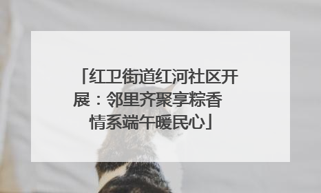 红卫街道红河社区开展：邻里齐聚享粽香 情系端午暖民心