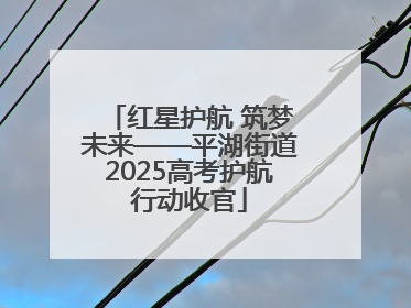 红星护航 筑梦未来——平湖街道2025高考护航行动收官