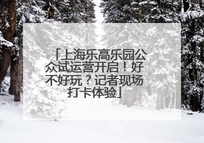 上海乐高乐园公众试运营开启！好不好玩？记者现场打卡体验