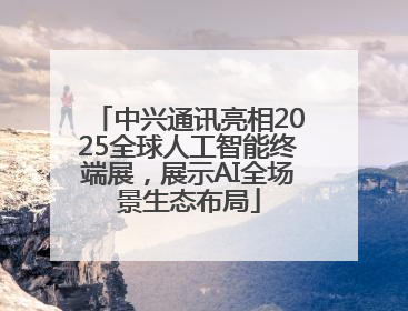 中兴通讯亮相2025全球人工智能终端展，展示AI全场景生态布局