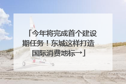 今年将完成首个建设期任务！东城这样打造国际消费地标→