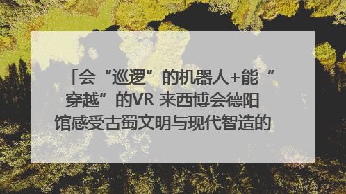 会“巡逻”的机器人+能“穿越”的VR 来西博会德阳馆感受古蜀文明与现代智造的时空对话｜西博视界