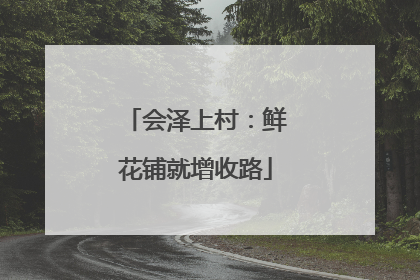 会泽上村：鲜花铺就增收路