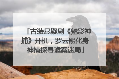 古装悬疑剧《魅影神捕》开机，罗云熙化身神捕探寻诡案迷局