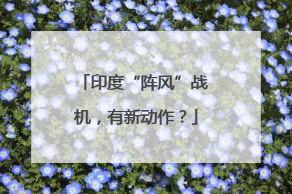 印度“阵风”战机，有新动作？