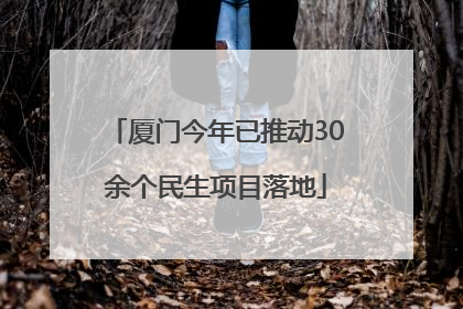 厦门今年已推动30余个民生项目落地