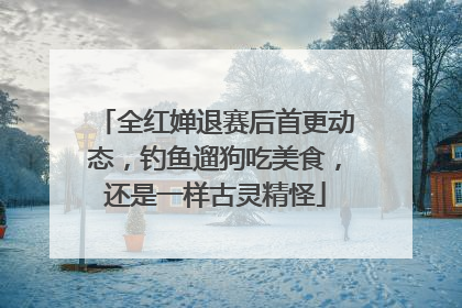 全红婵退赛后首更动态，钓鱼遛狗吃美食，还是一样古灵精怪