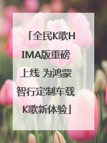 全民K歌HIMA版重磅上线 为鸿蒙智行定制车载K歌新体验