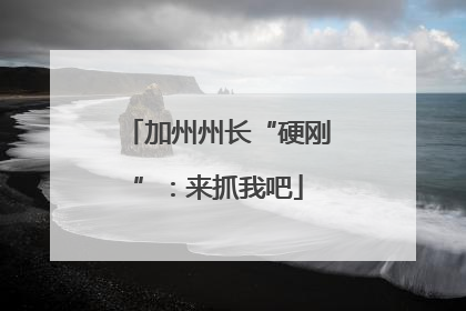 加州州长“硬刚”：来抓我吧