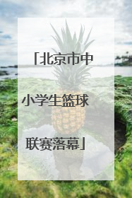 北京市中小学生篮球联赛落幕