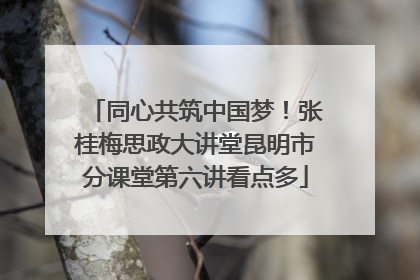 同心共筑中国梦！张桂梅思政大讲堂昆明市分课堂第六讲看点多