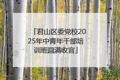 君山区委党校2025年中青年干部培训班圆满收官