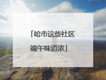 哈市这些社区端午味道浓