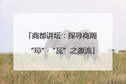 商都讲坛：探寻商周“璋”“瓦”之源流