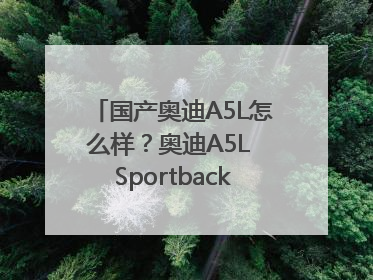 国产奥迪A5L怎么样？奥迪A5L Sportback以科技重塑豪华运动轿车市场格局