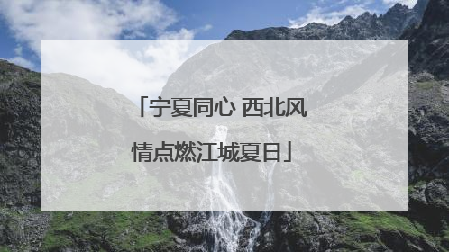 宁夏同心 西北风情点燃江城夏日