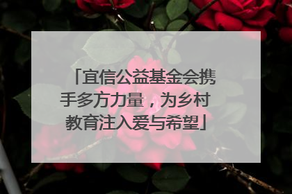 宜信公益基金会携手多方力量，为乡村教育注入爱与希望