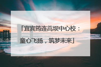 宜宾筠连蒿坝中心校：童心飞扬，筑梦未来