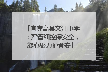 宜宾高县文江中学：严管细控保安全，凝心聚力护食安