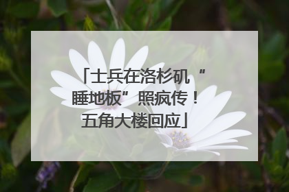 士兵在洛杉矶“睡地板”照疯传！五角大楼回应