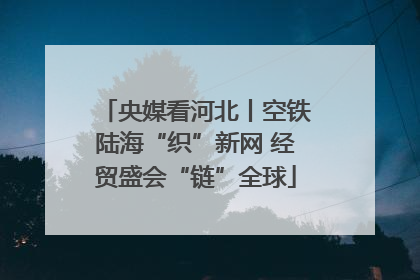 央媒看河北丨空铁陆海“织”新网 经贸盛会“链”全球