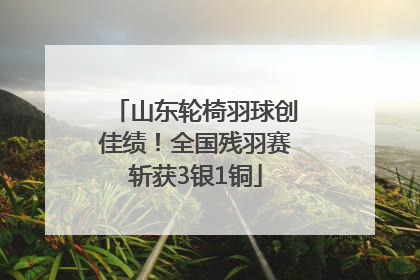 山东轮椅羽球创佳绩！全国残羽赛斩获3银1铜