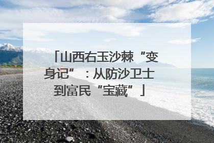 山西右玉沙棘“变身记”：从防沙卫士到富民“宝藏”