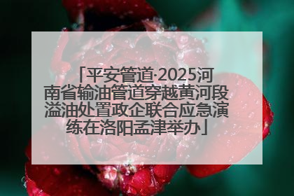 平安管道·2025河南省输油管道穿越黄河段溢油处置政企联合应急演练在洛阳孟津举办