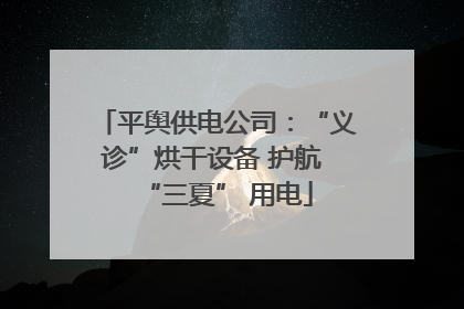 平舆供电公司：“义诊”烘干设备 护航 “三夏” 用电