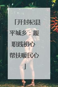 开封杞县平城乡：履职践初心 帮扶暖民心