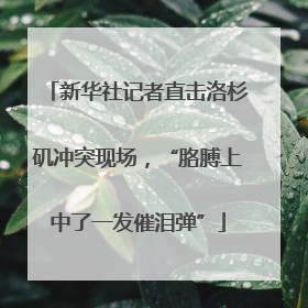 新华社记者直击洛杉矶冲突现场，“胳膊上中了一发催泪弹”