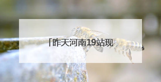 昨天河南19站现10级以上大风  南阳局地特大暴雨