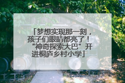 梦想实现那一刻，孩子们眼睛都亮了！“神奇探索大巴”开进桐庐乡村小学