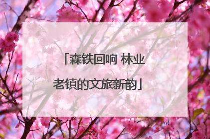 森铁回响 林业老镇的文旅新韵