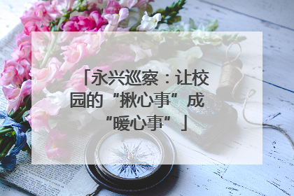 永兴巡察：让校园的“揪心事”成“暖心事”