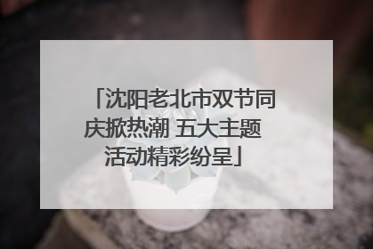 沈阳老北市双节同庆掀热潮 五大主题活动精彩纷呈