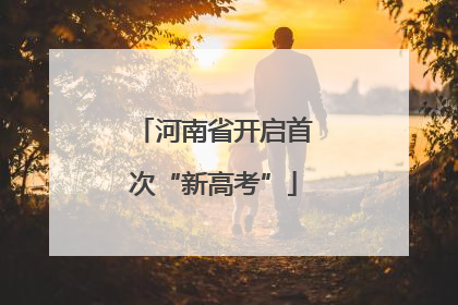 河南省开启首次“新高考”