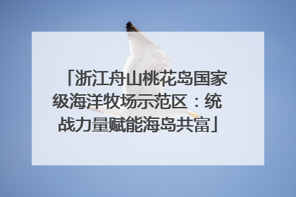 浙江舟山桃花岛国家级海洋牧场示范区：统战力量赋能海岛共富