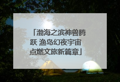 渤海之滨神兽腾跃 渔岛幻夜宇宙点燃文旅新篇章