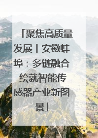 聚焦高质量发展丨安徽蚌埠：多链融合 绘就智能传感器产业新图景