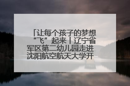 让每个孩子的梦想“飞”起来丨辽宁省军区第二幼儿园走进沈阳航空航天大学开展爱国主义教育